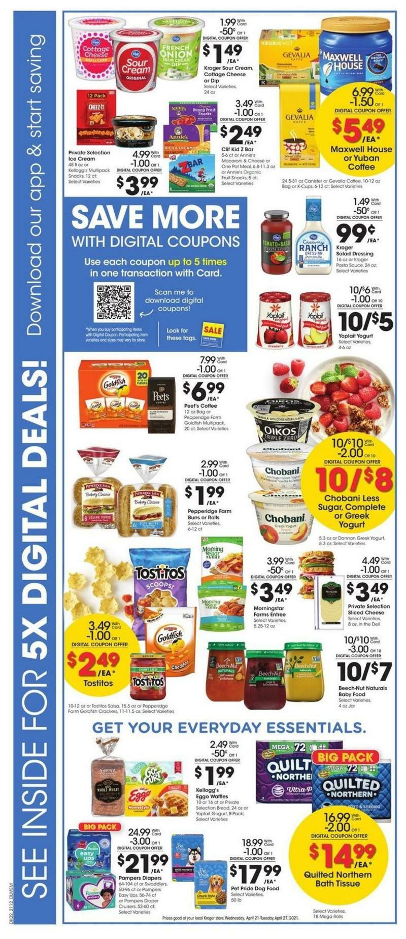 Kroger Weekly Ad from April 21