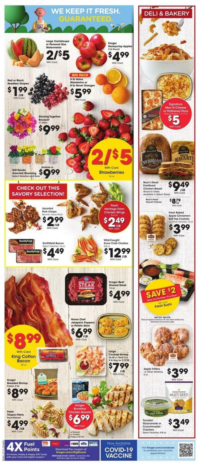 Kroger Weekly Ad from April 21