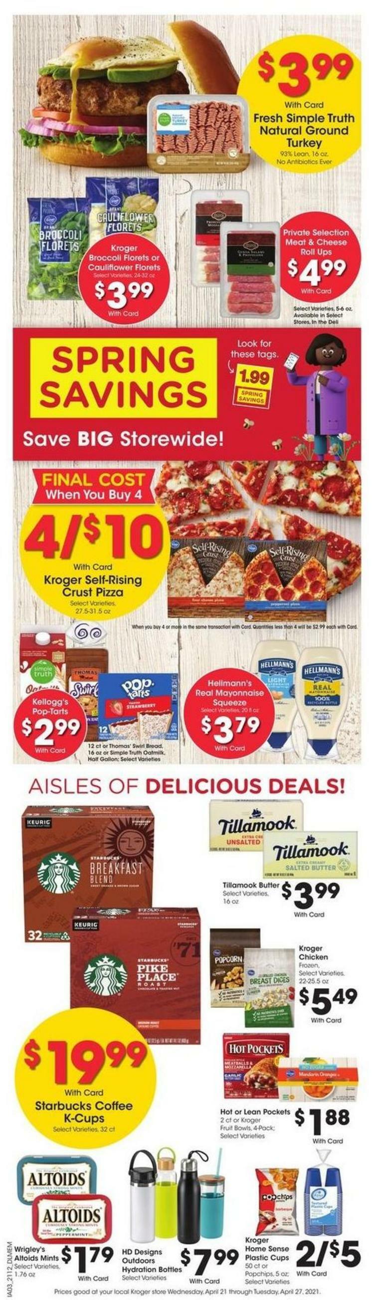 Kroger Weekly Ad from April 21