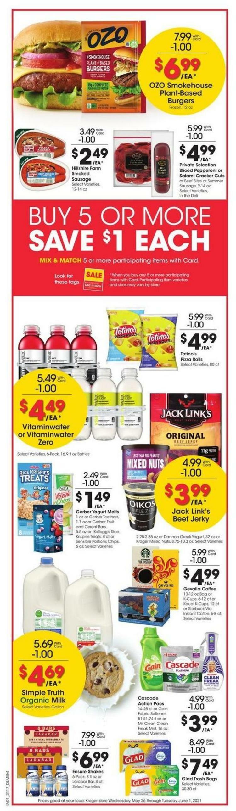 Kroger Weekly Ad from May 26
