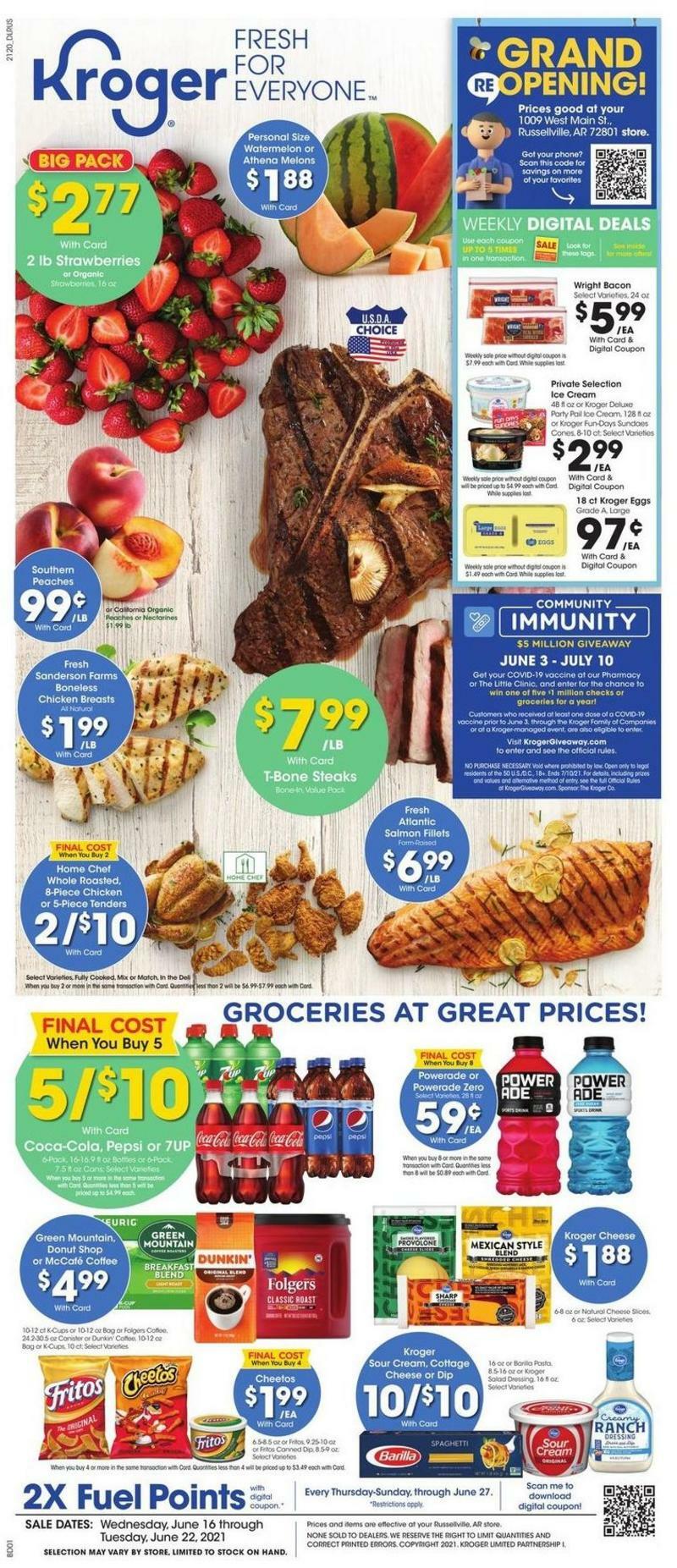 Kroger Weekly Ad from June 16