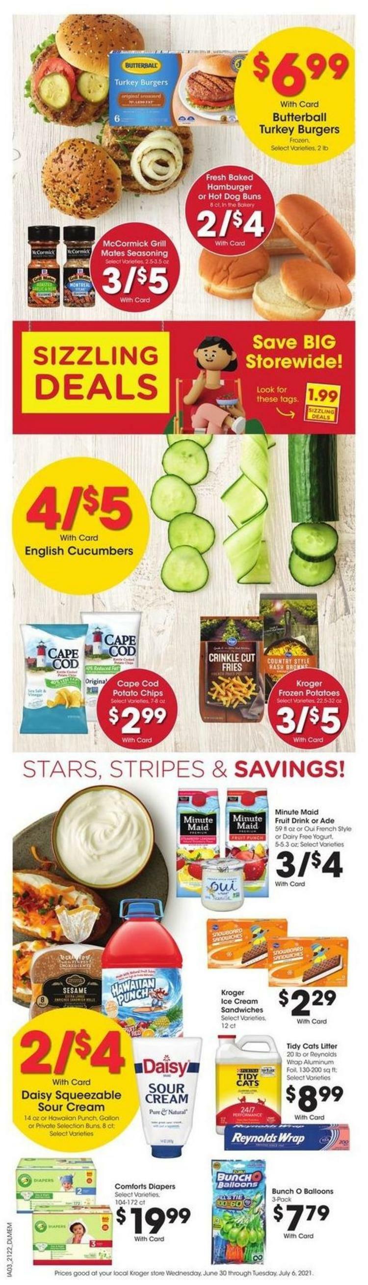 Kroger Weekly Ad from June 30