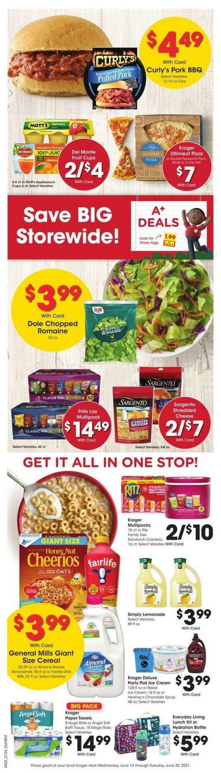Kroger Weekly Ad from July 14