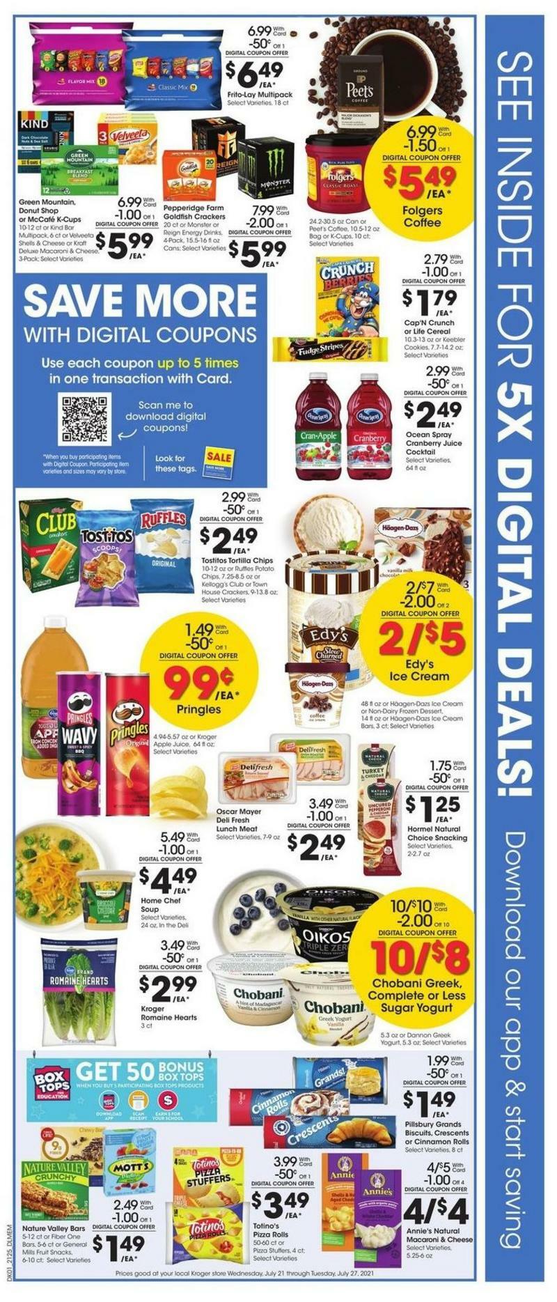 Kroger Weekly Ad from July 21