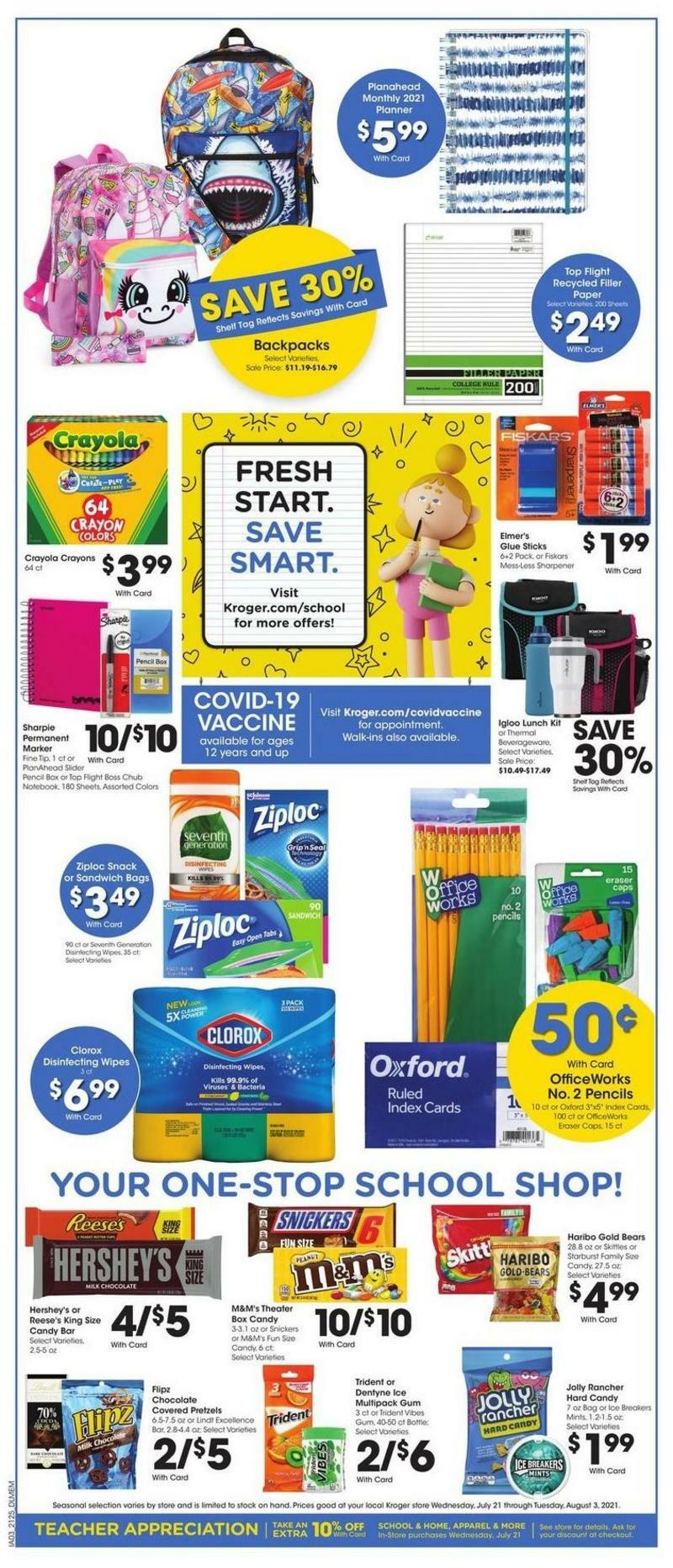 Kroger Weekly Ad from July 28