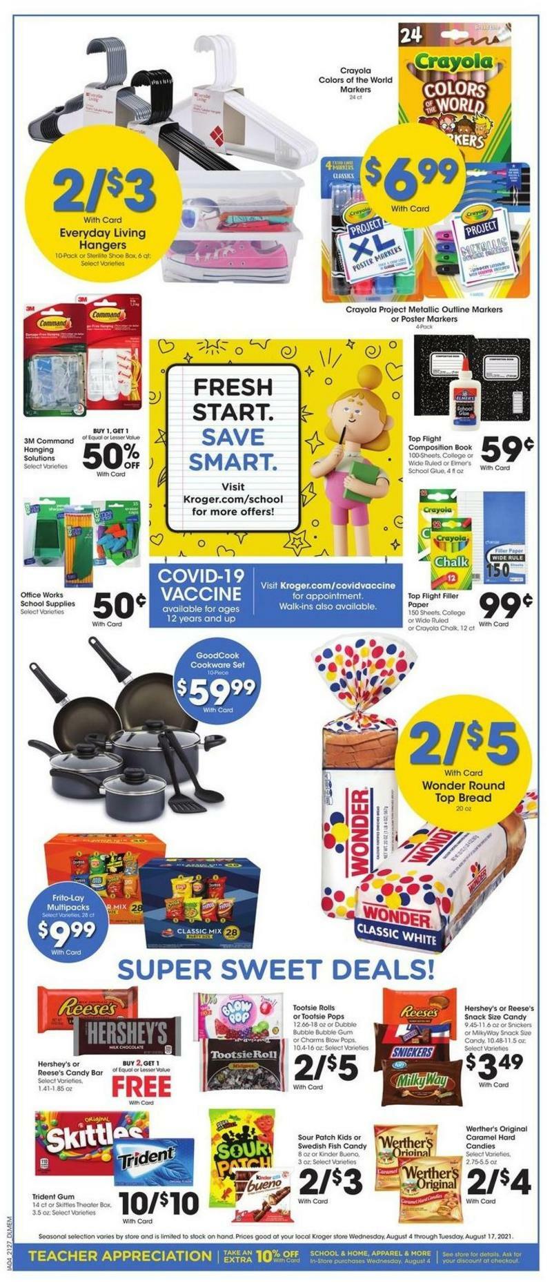 Kroger Weekly Ad from August 4