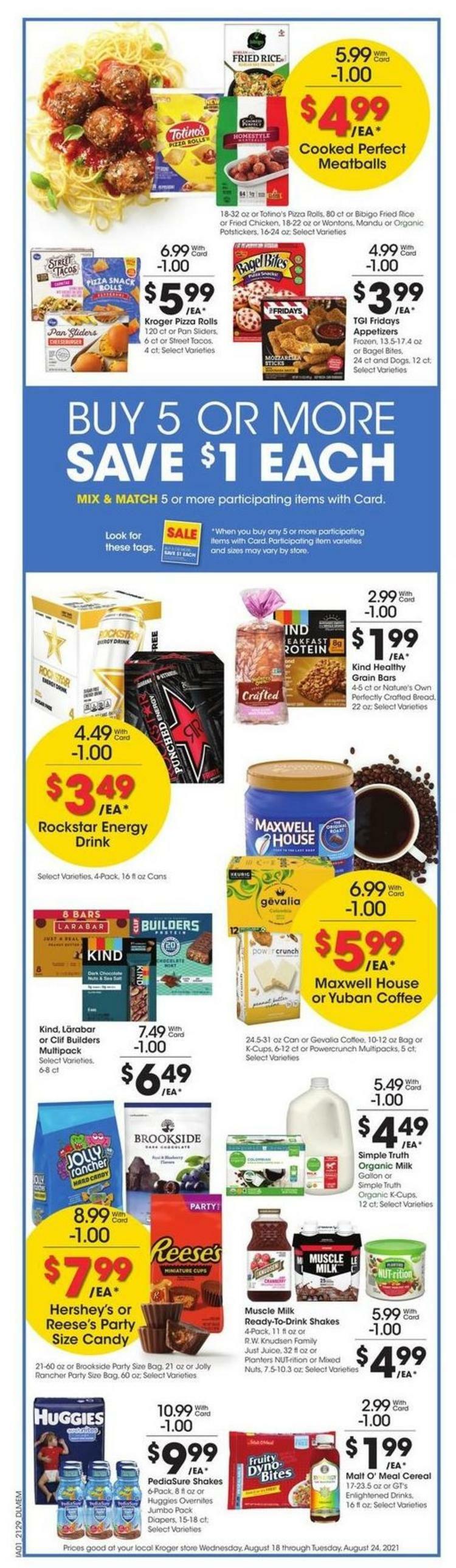 Kroger Weekly Ad from August 18