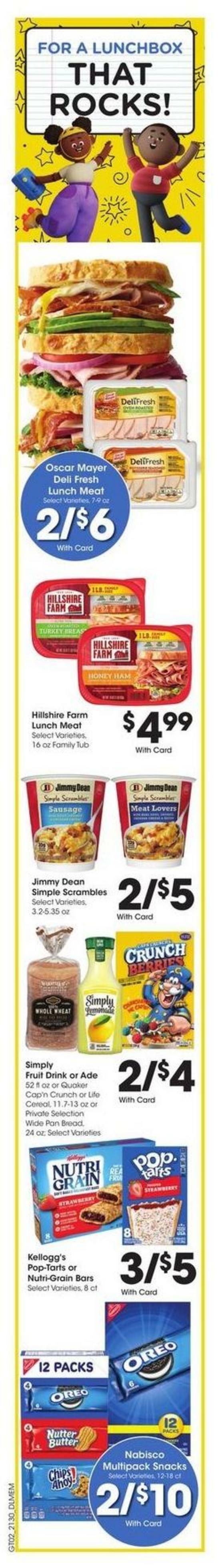 Kroger Weekly Ad from August 25