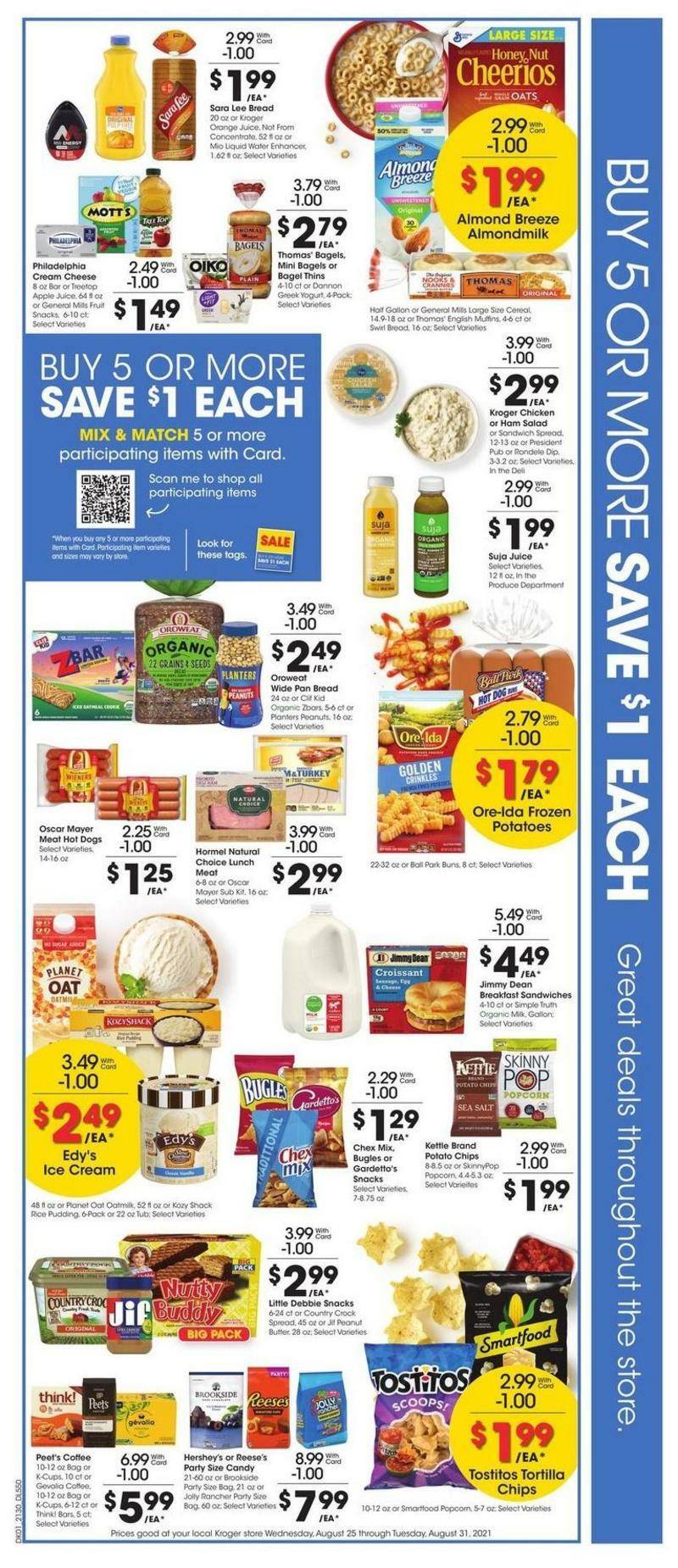 Kroger Weekly Ad from August 25