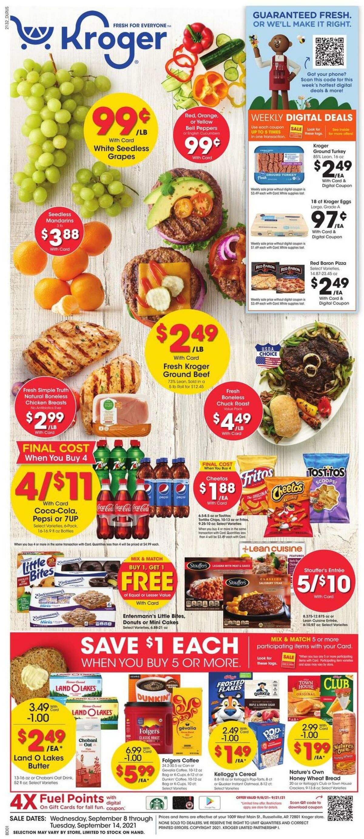 Kroger Weekly Ad from September 8
