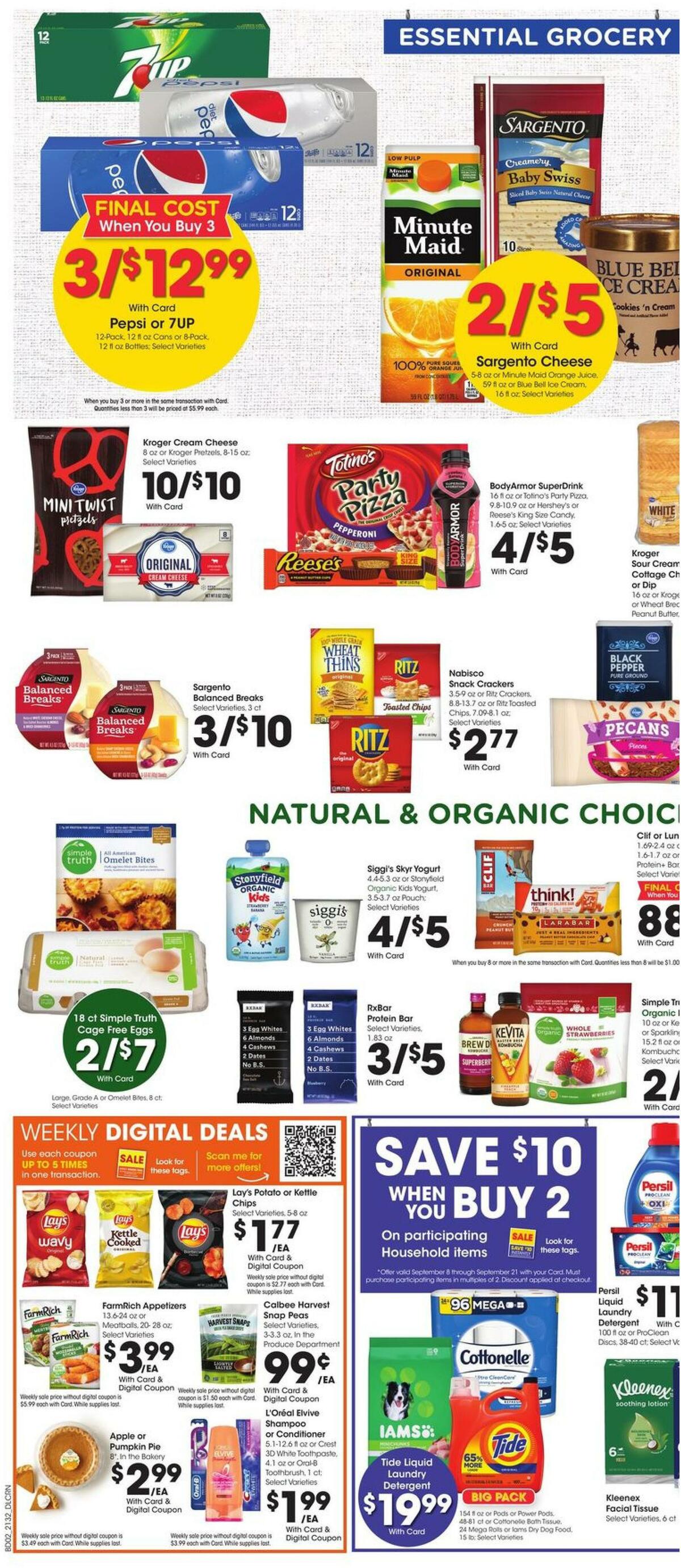 Kroger Weekly Ad from September 8