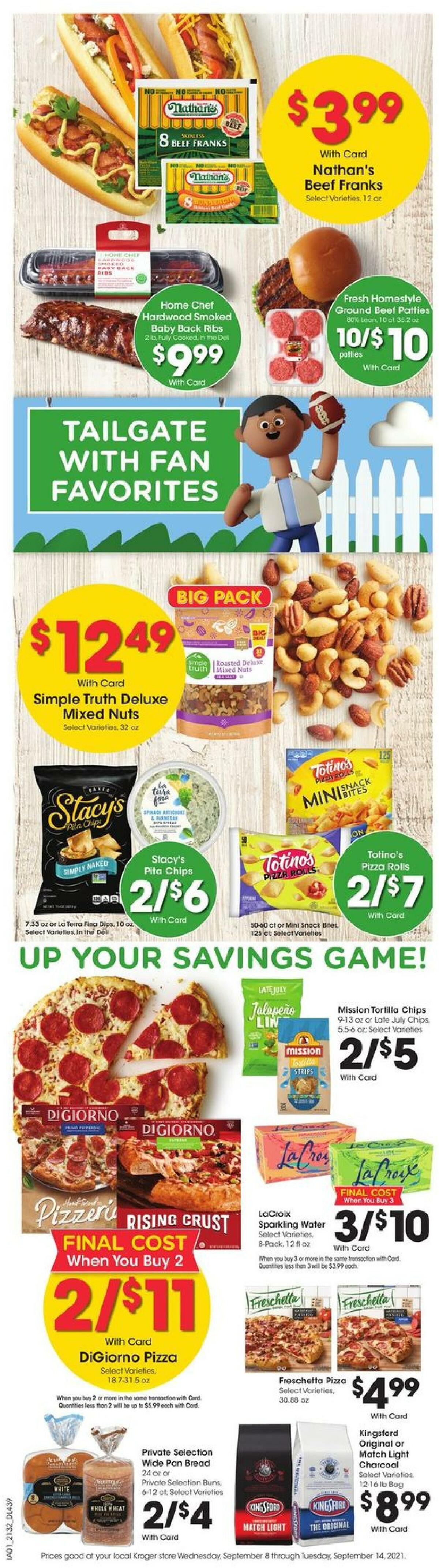 Kroger Weekly Ad from September 8