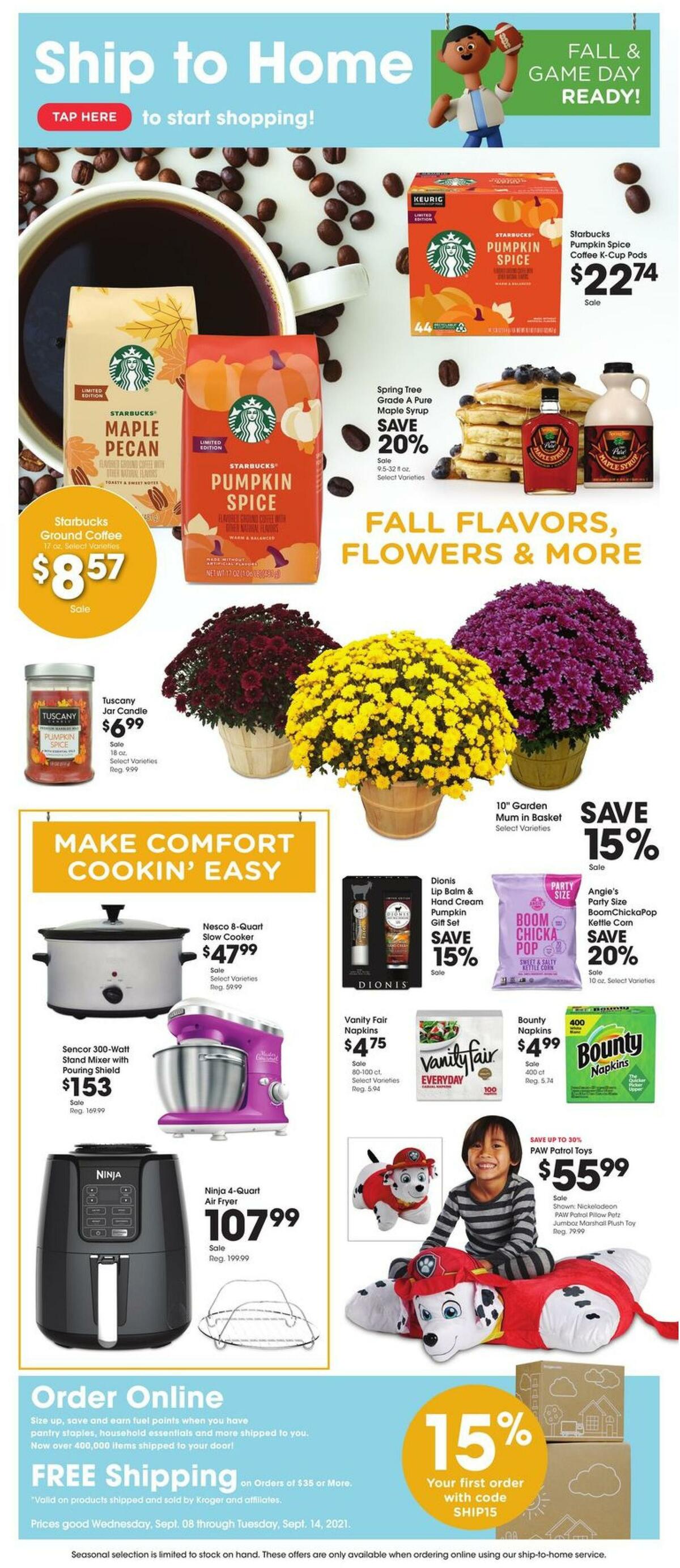 Kroger Weekly Ad from September 8