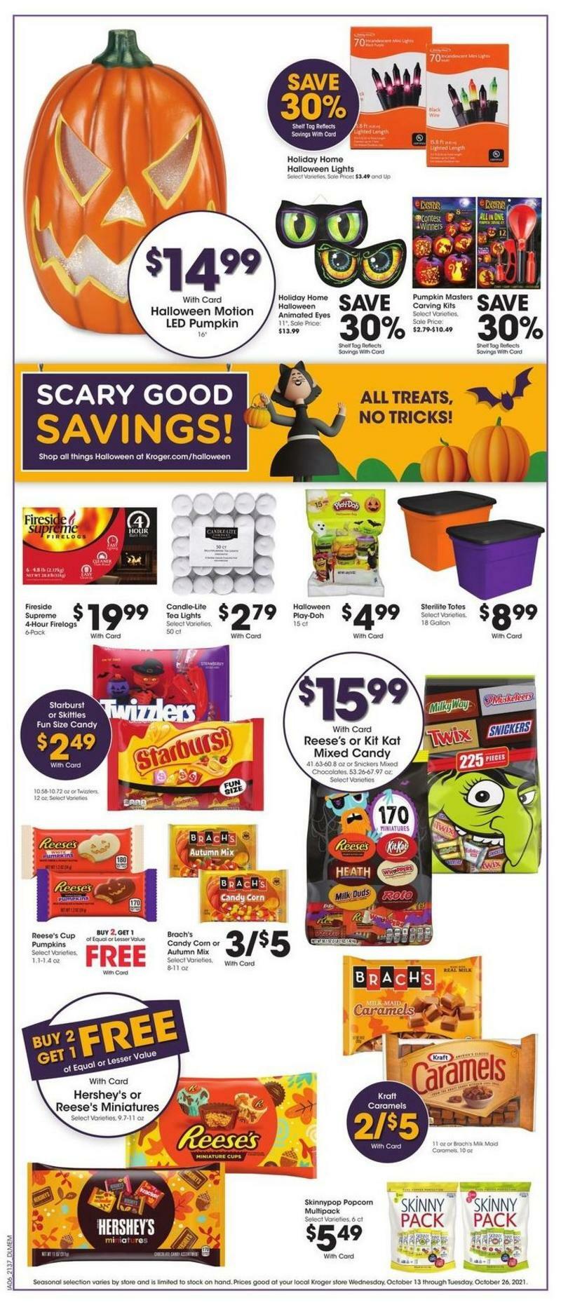 Kroger Weekly Ad from October 13