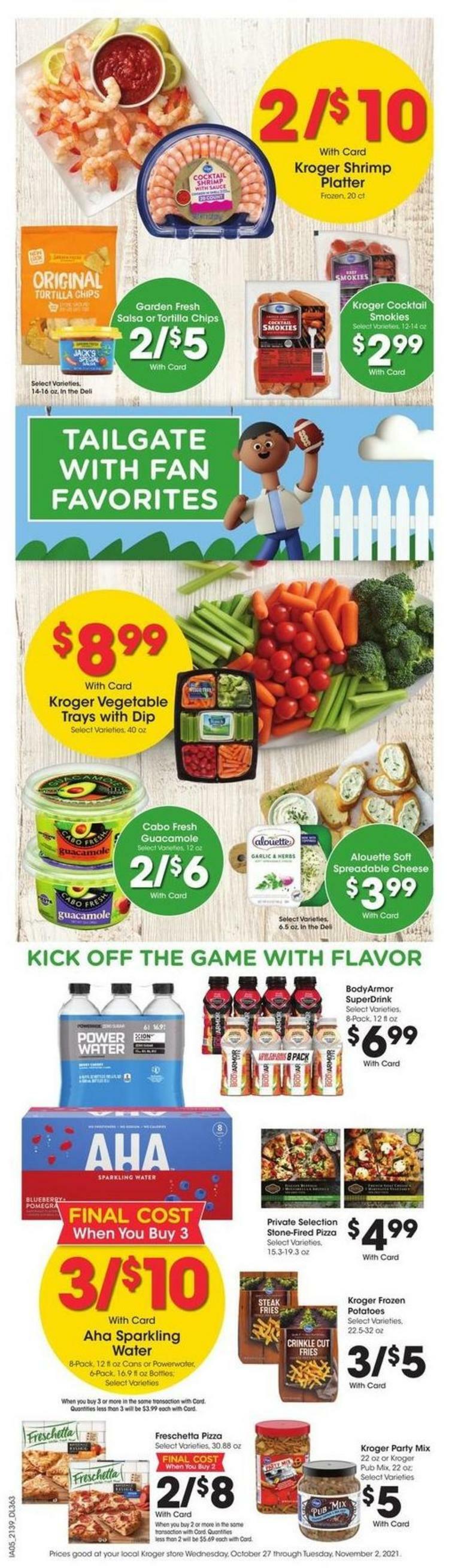 Kroger Weekly Ad from October 27
