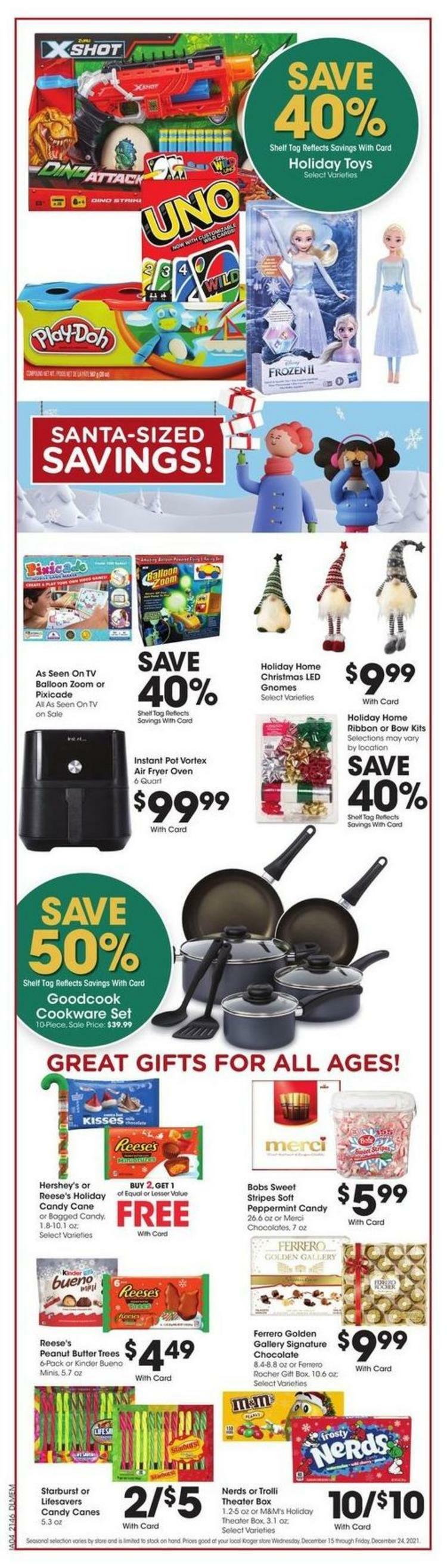 Kroger Weekly Ad from December 15