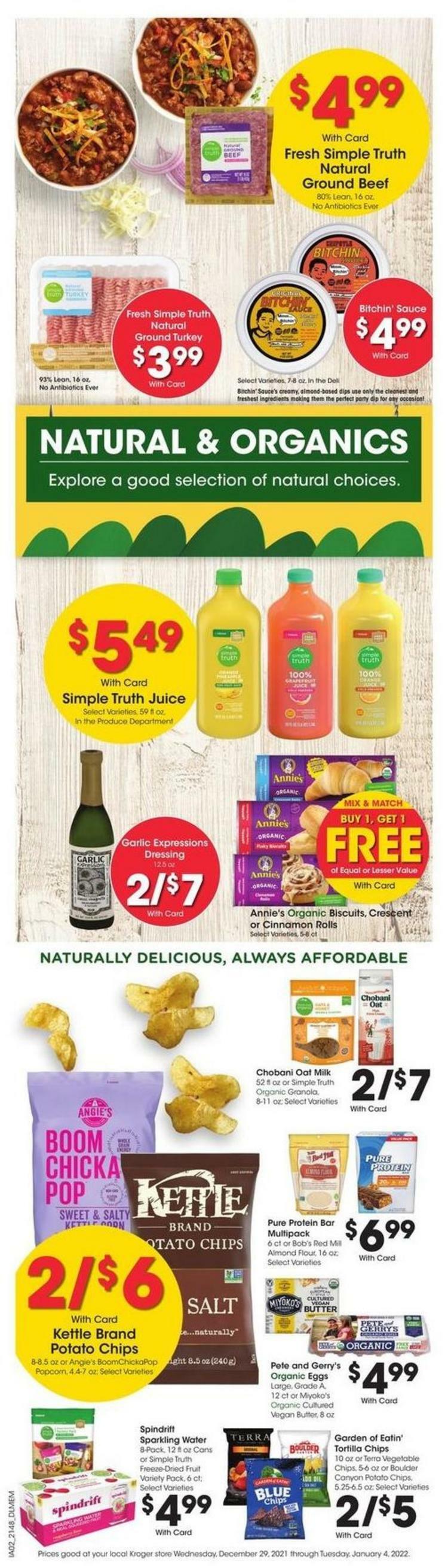 Kroger Weekly Ad from December 29