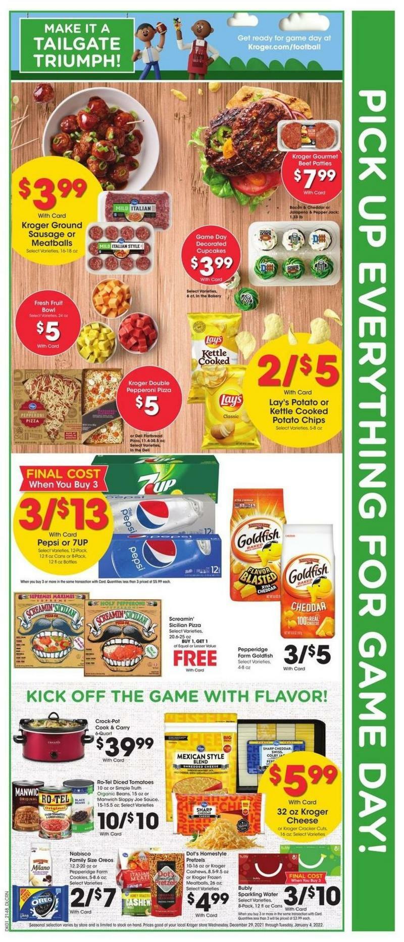 Kroger Weekly Ad from December 29