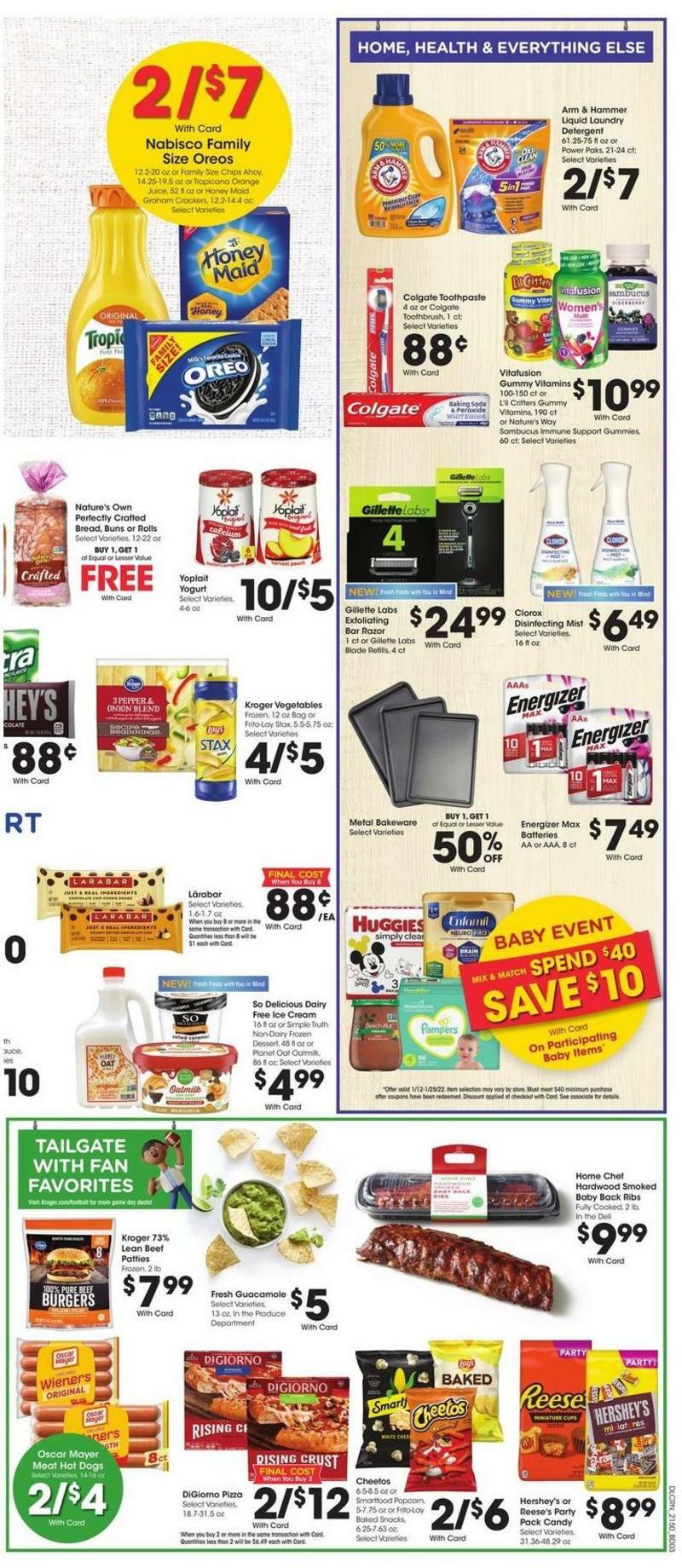 Kroger Weekly Ad from January 12