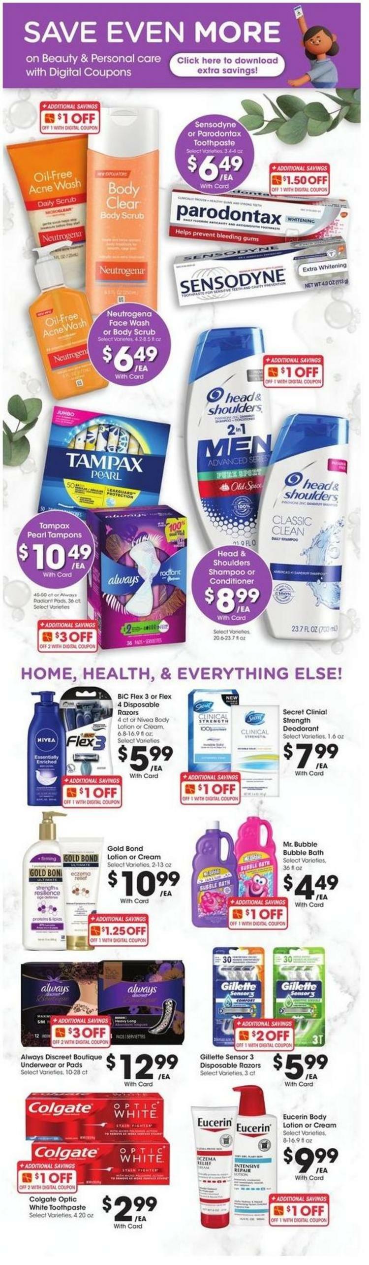 Kroger Beauty & Personal Care Savings Weekly Ad from January 5