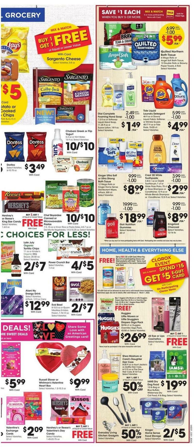 Kroger Weekly Ad from February 2
