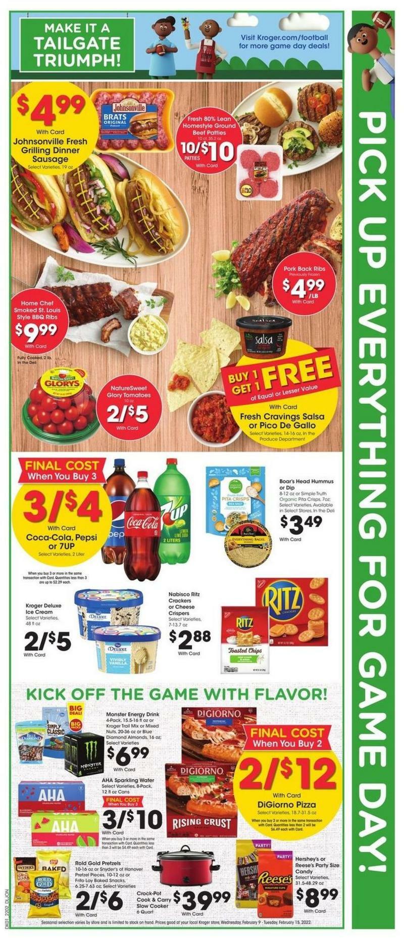 Kroger Weekly Ad from February 9