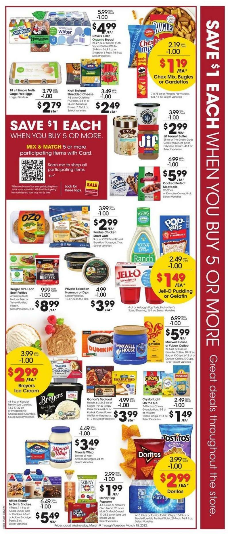 Kroger Weekly Ad from March 9