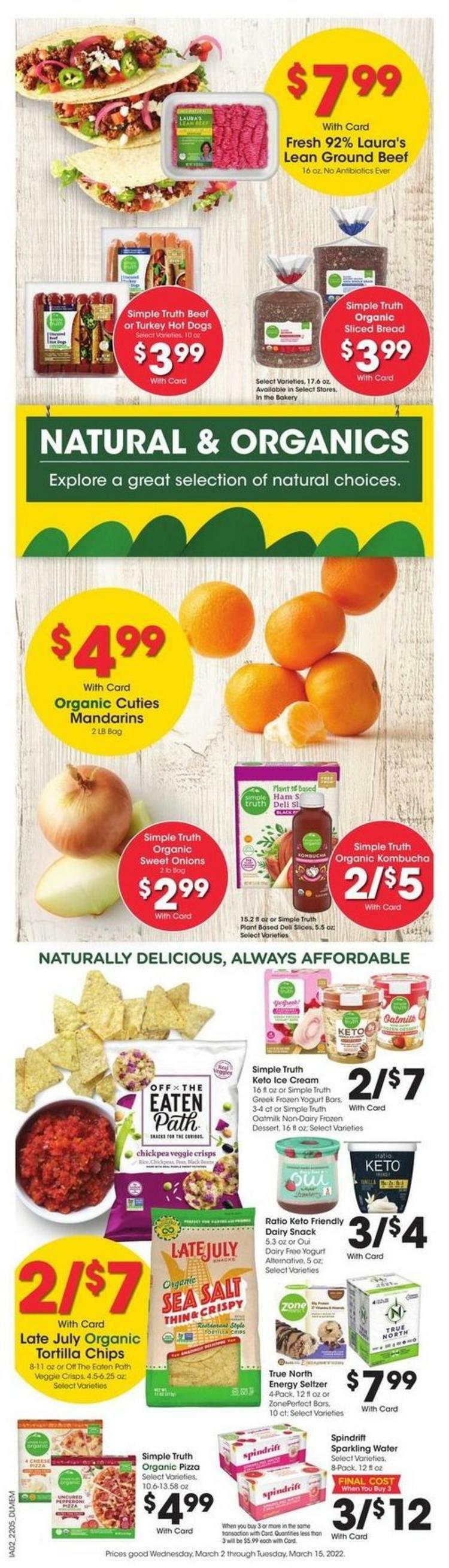 Kroger Weekly Ad from March 9