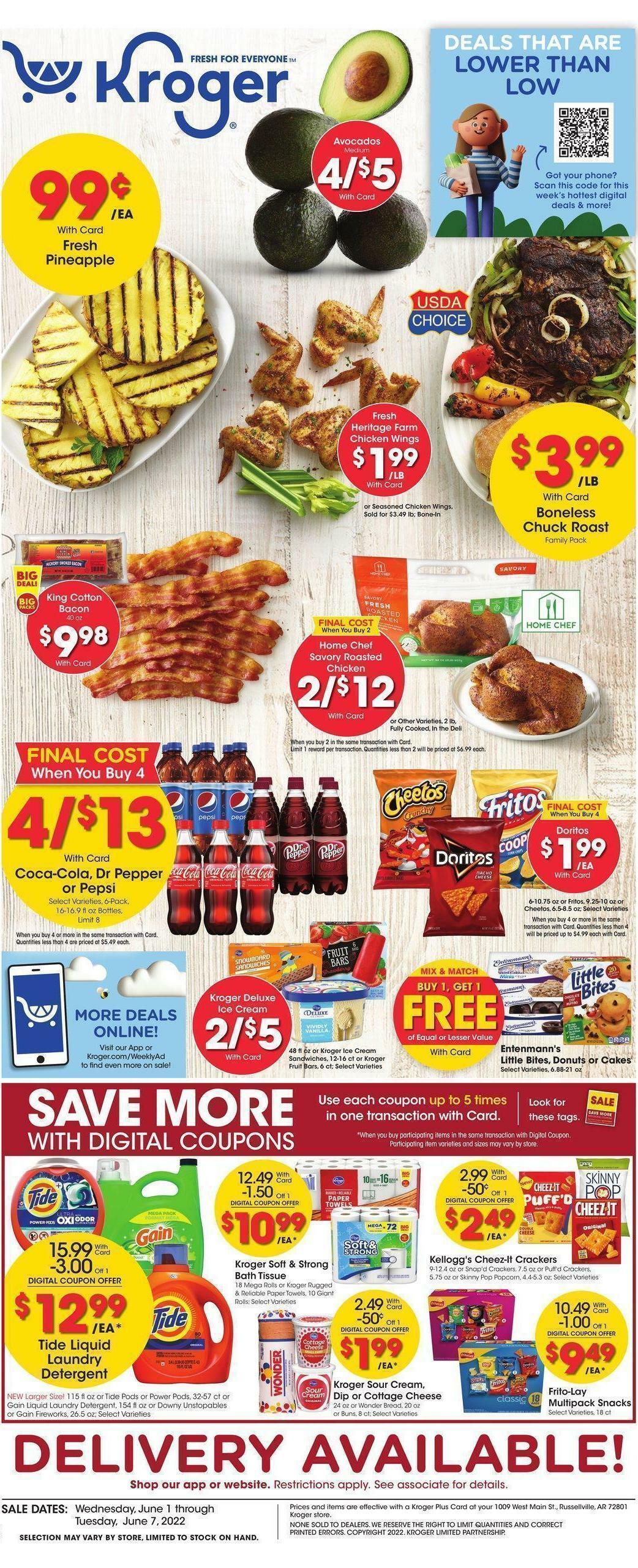 Kroger Weekly Ad from June 1