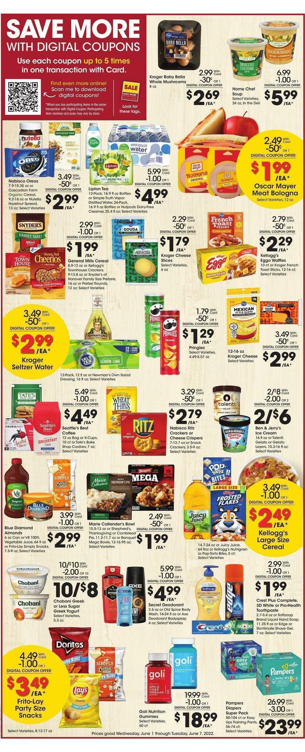 Kroger Weekly Ad from June 1