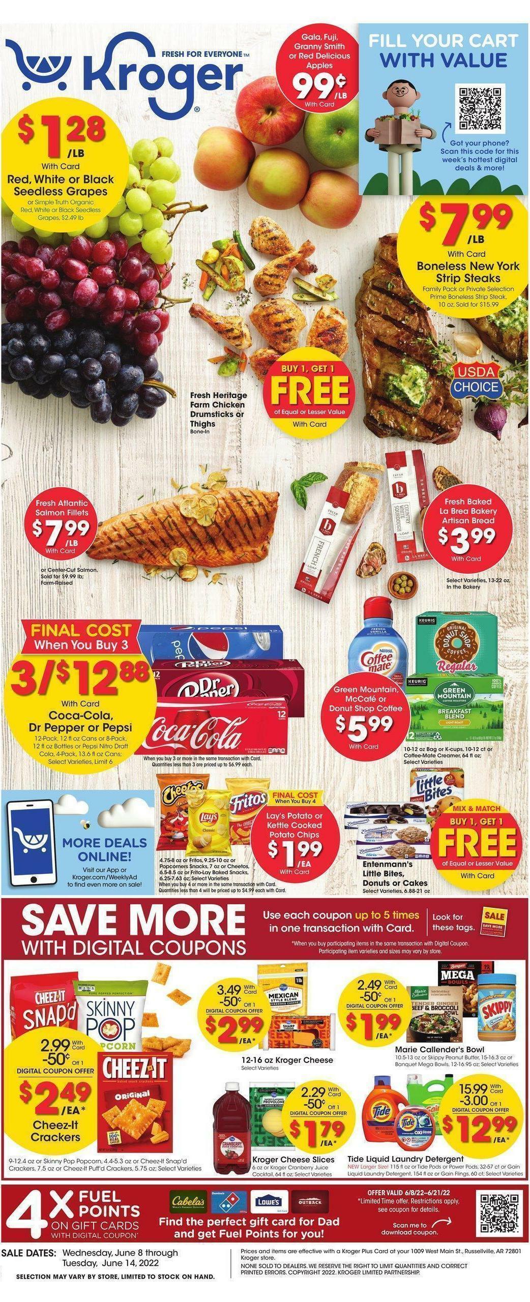 Kroger Weekly Ad from June 8