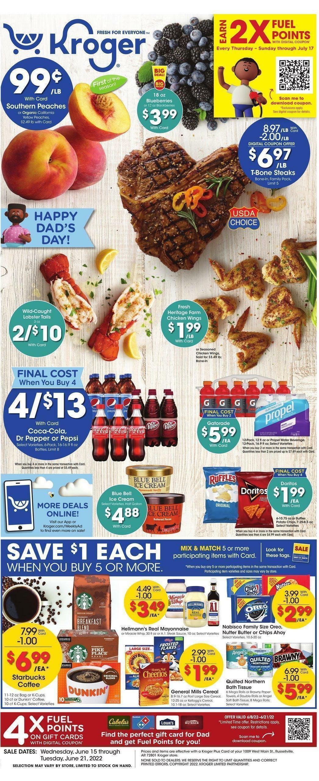 Kroger Weekly Ad from June 15