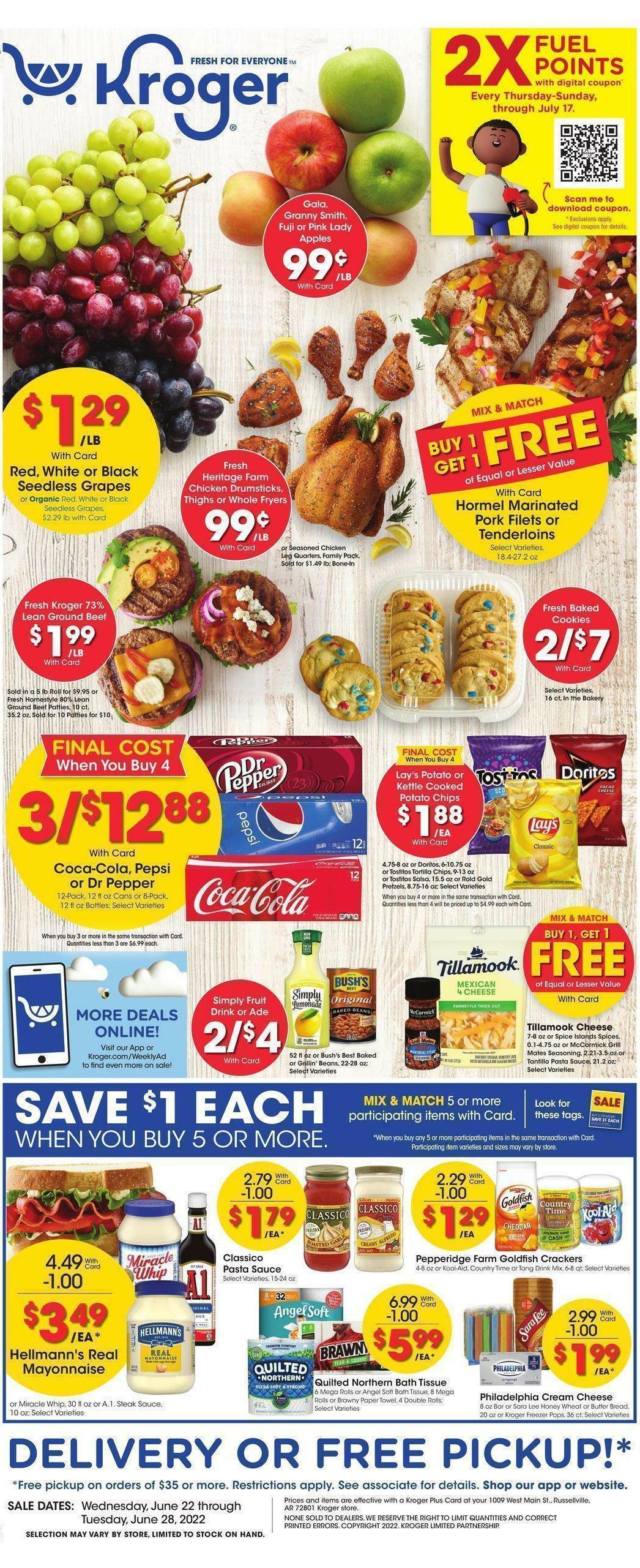 Kroger Weekly Ad from June 22