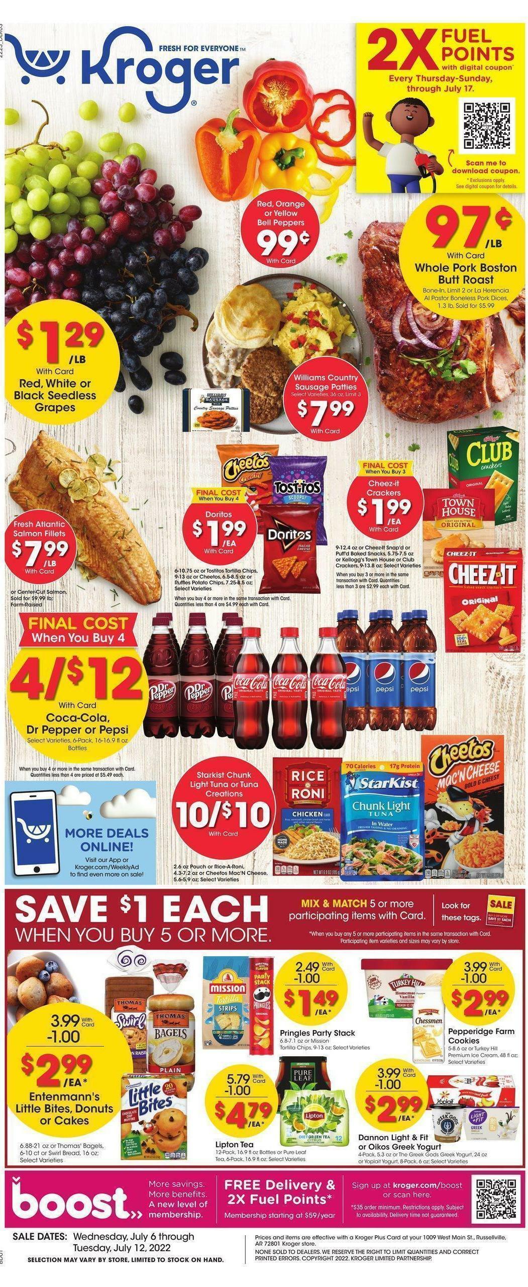 Kroger Weekly Ad from July 6