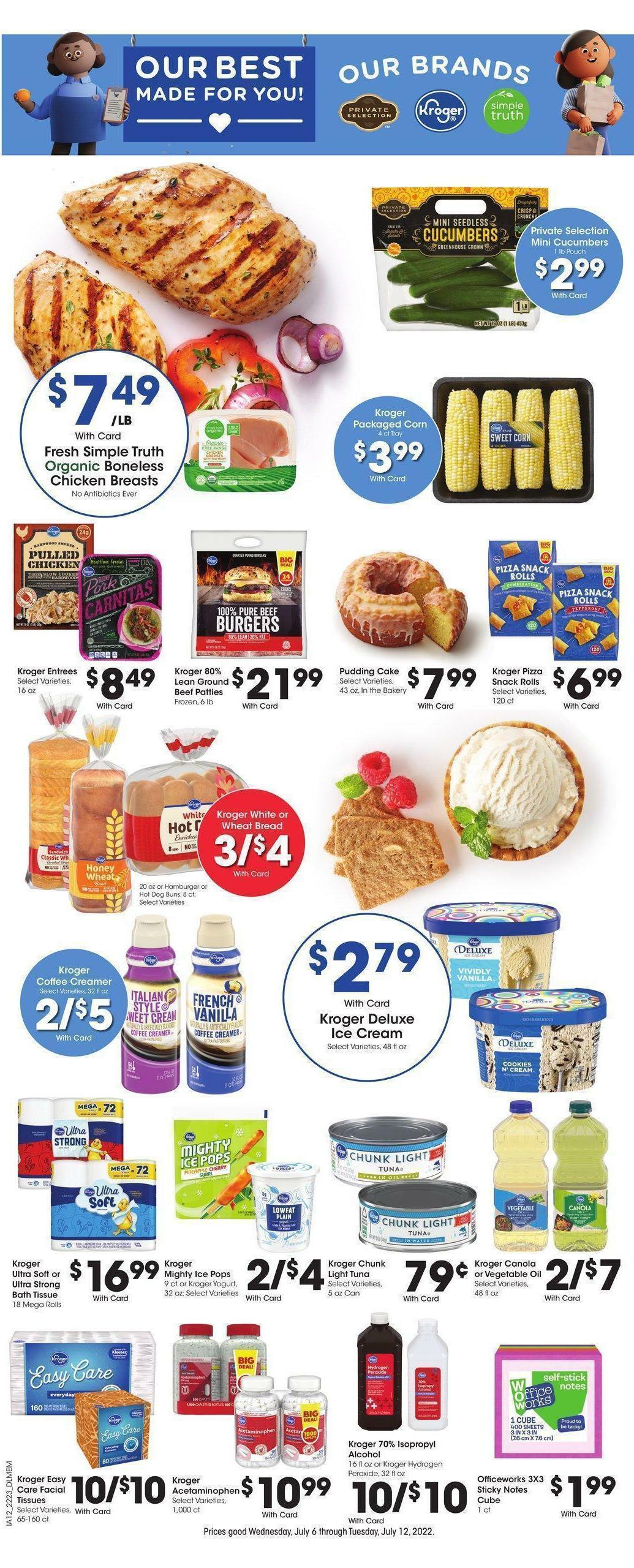 Kroger Weekly Ad from July 6