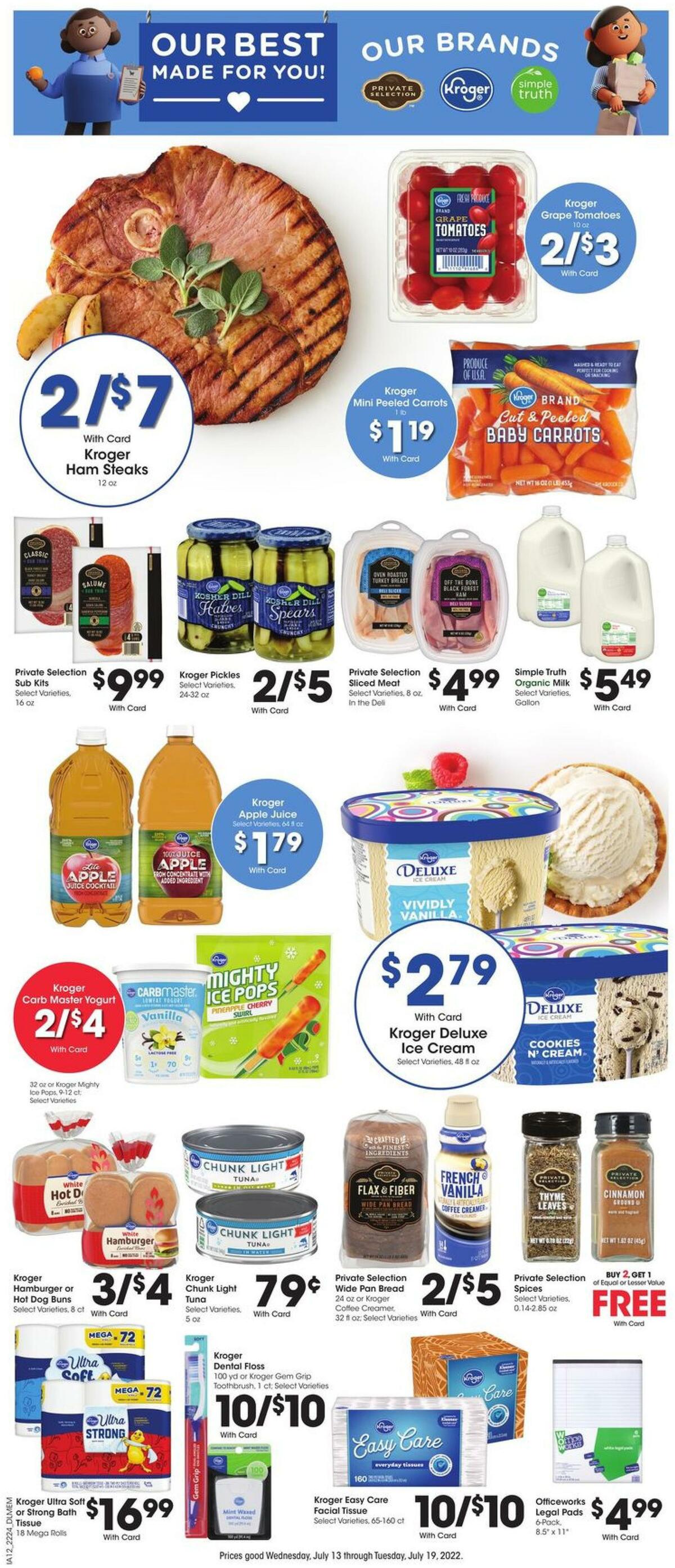 Kroger Weekly Ad from July 13