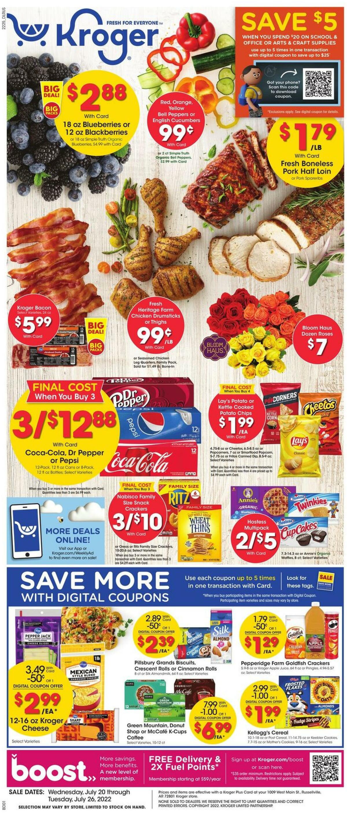 Kroger Weekly Ad from July 20
