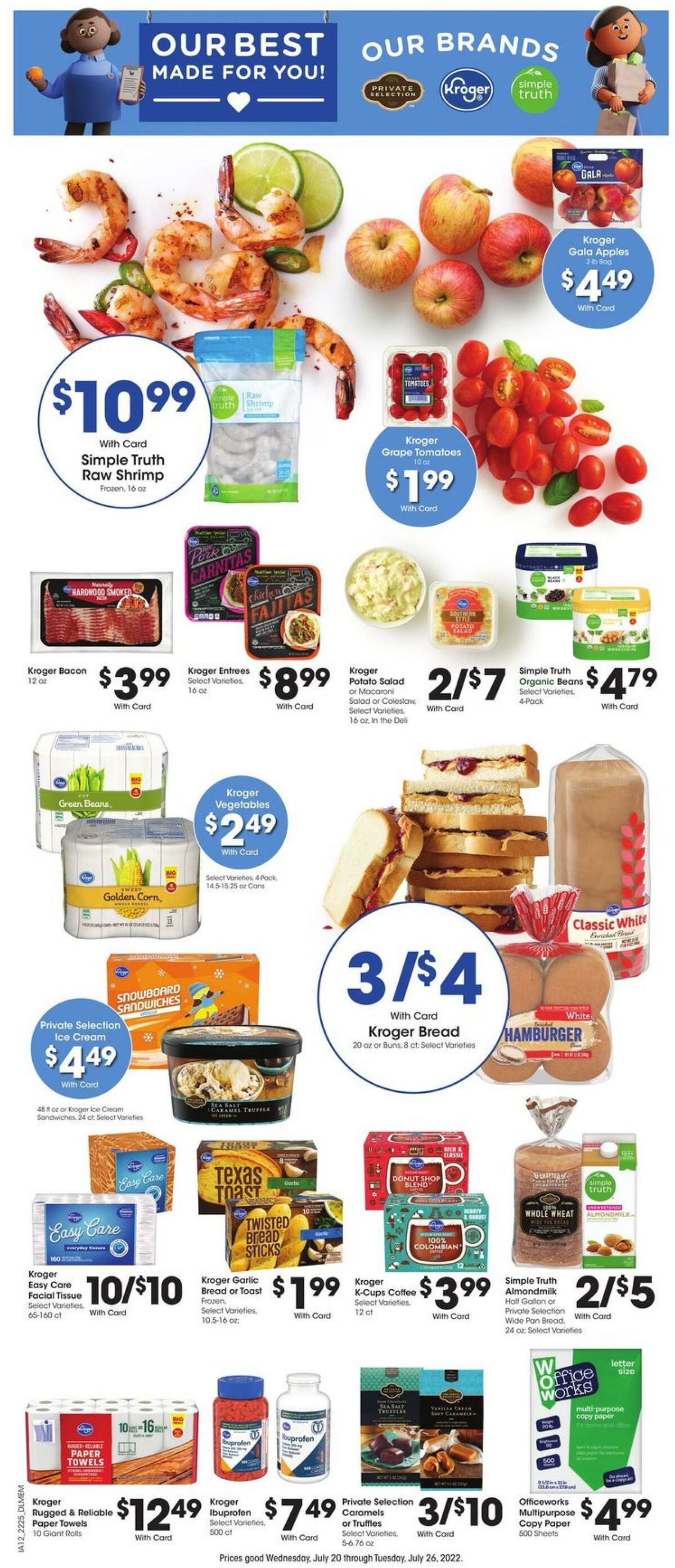 Kroger Weekly Ad from July 20