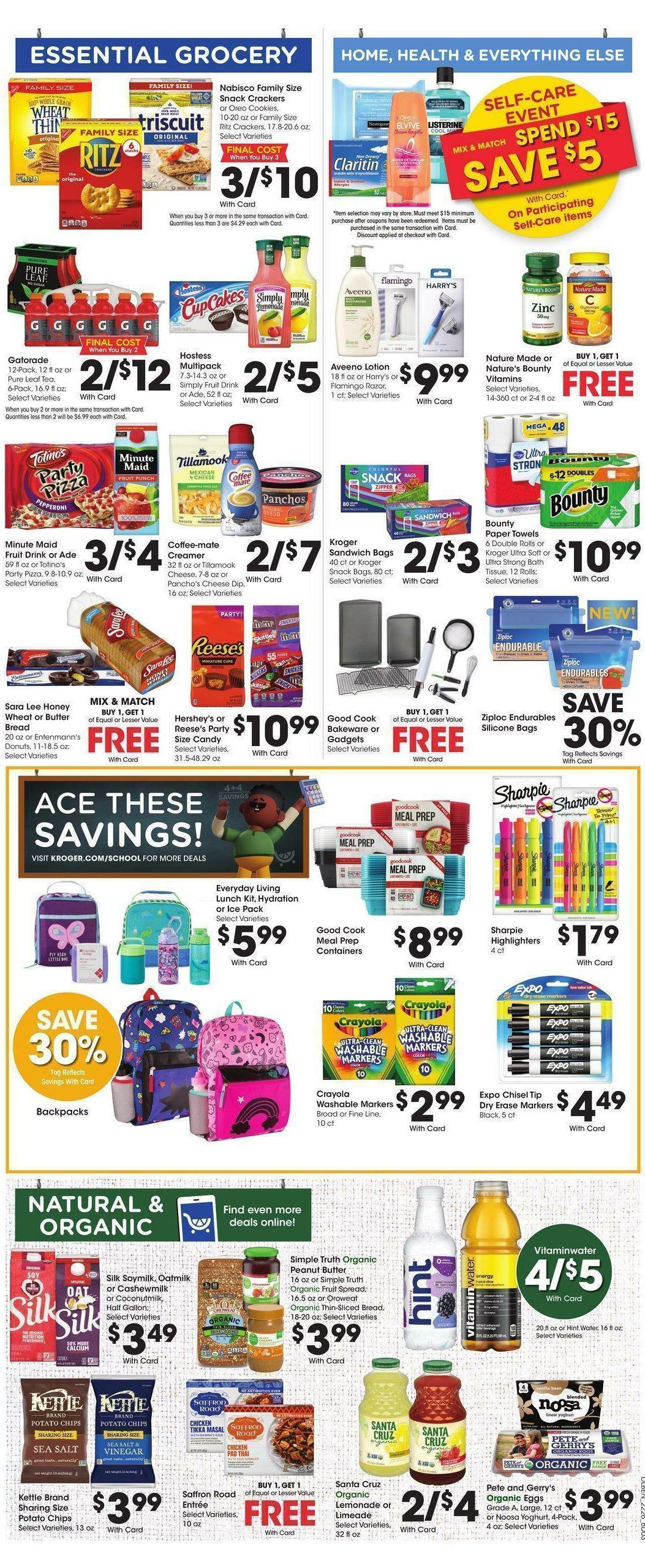 Kroger Weekly Ad from July 27