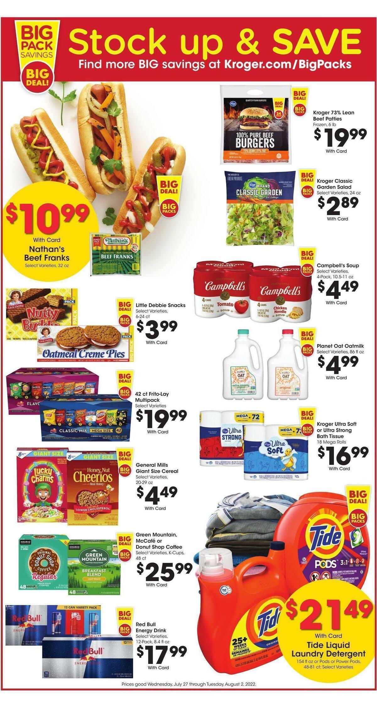 Kroger Weekly Ad from July 27