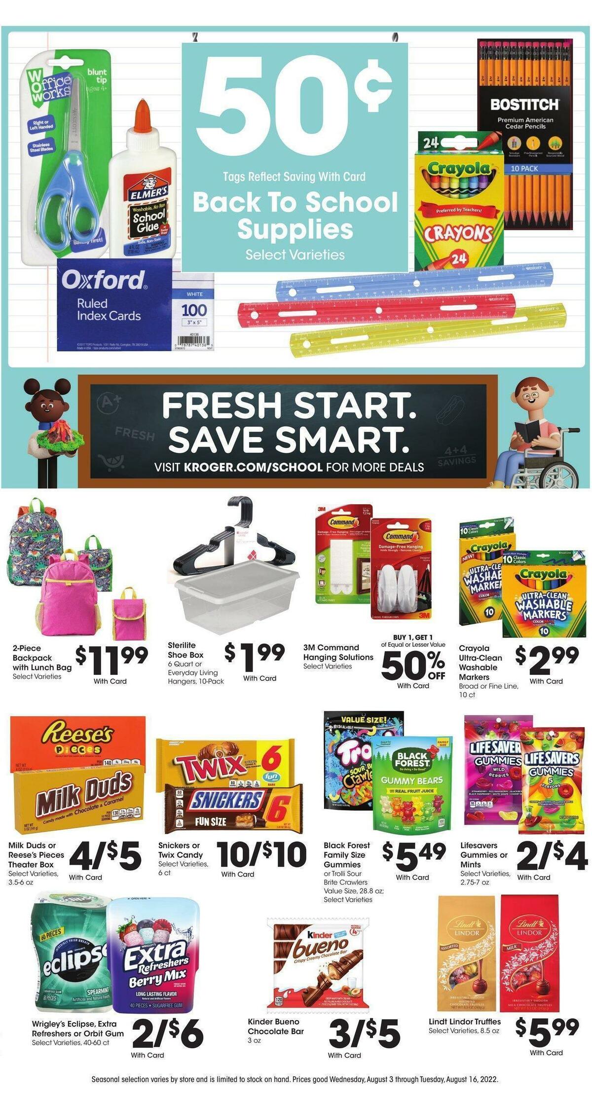 Kroger Weekly Ad from August 10