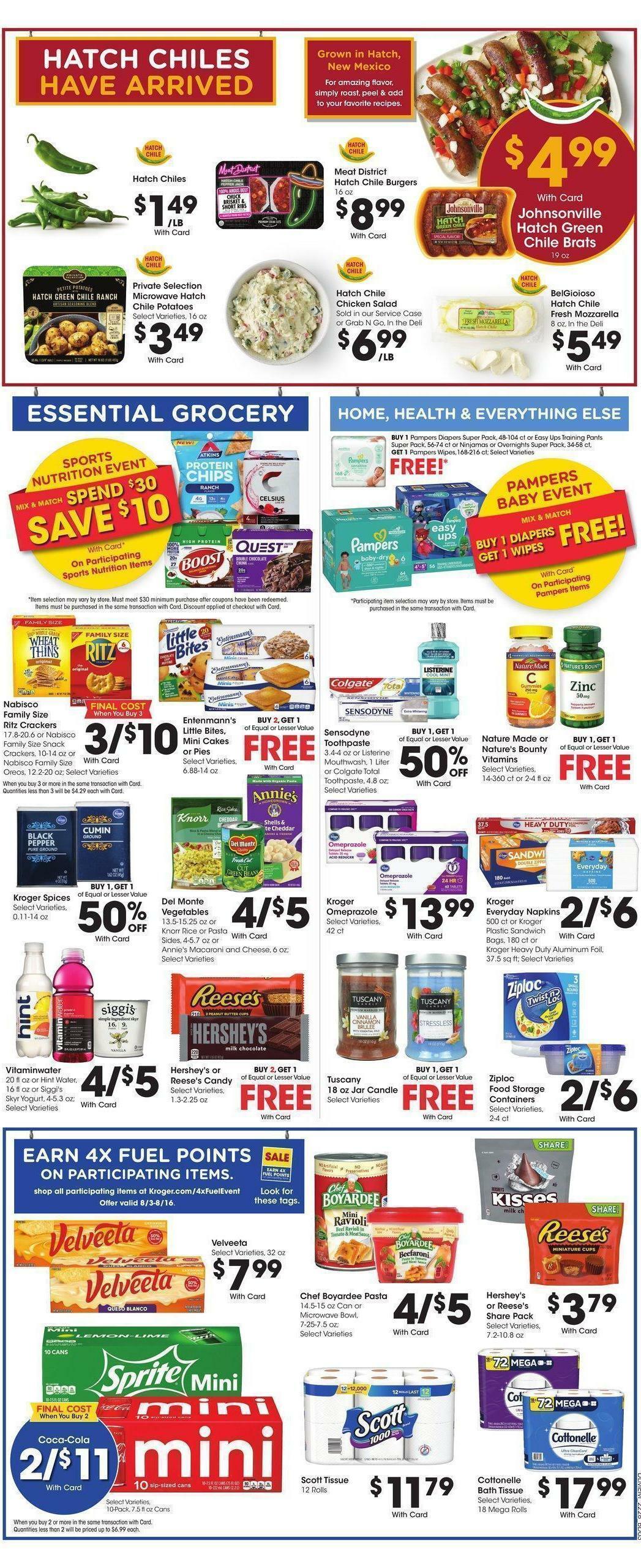 Kroger Weekly Ad from August 10