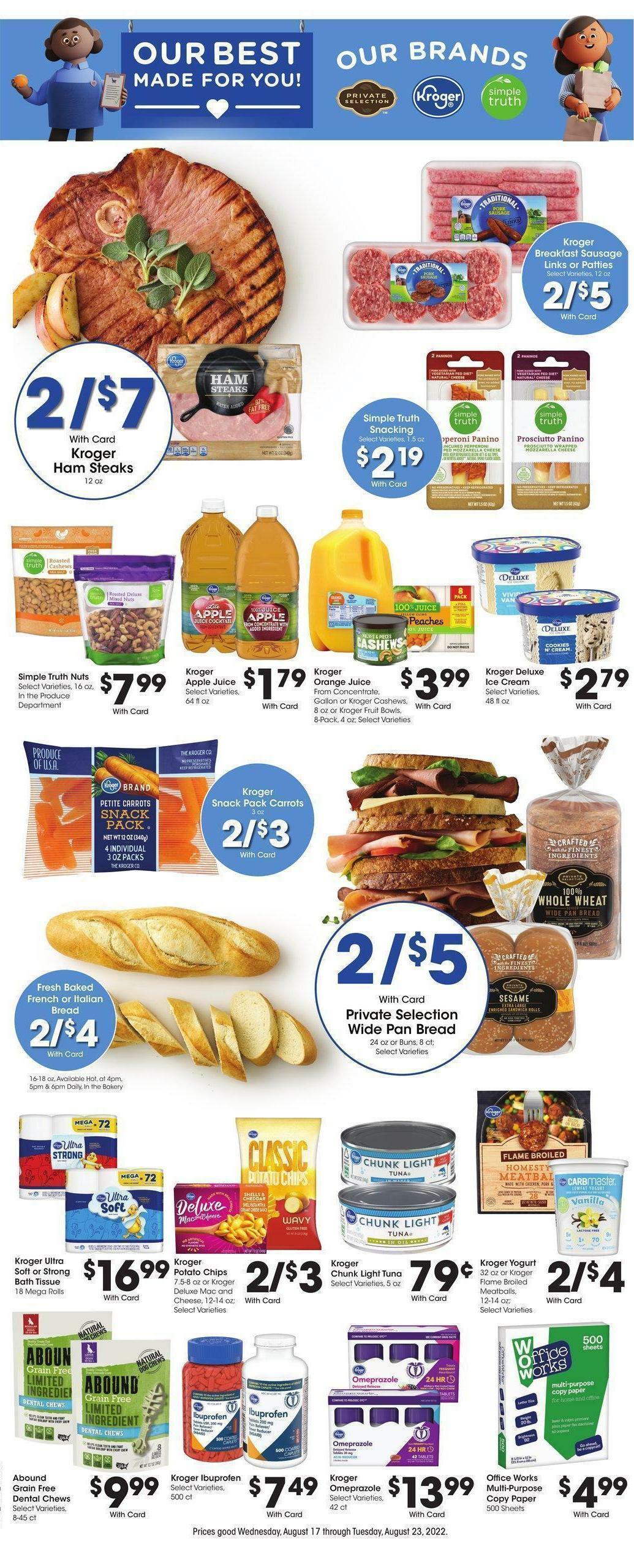 Kroger Weekly Ad from August 17