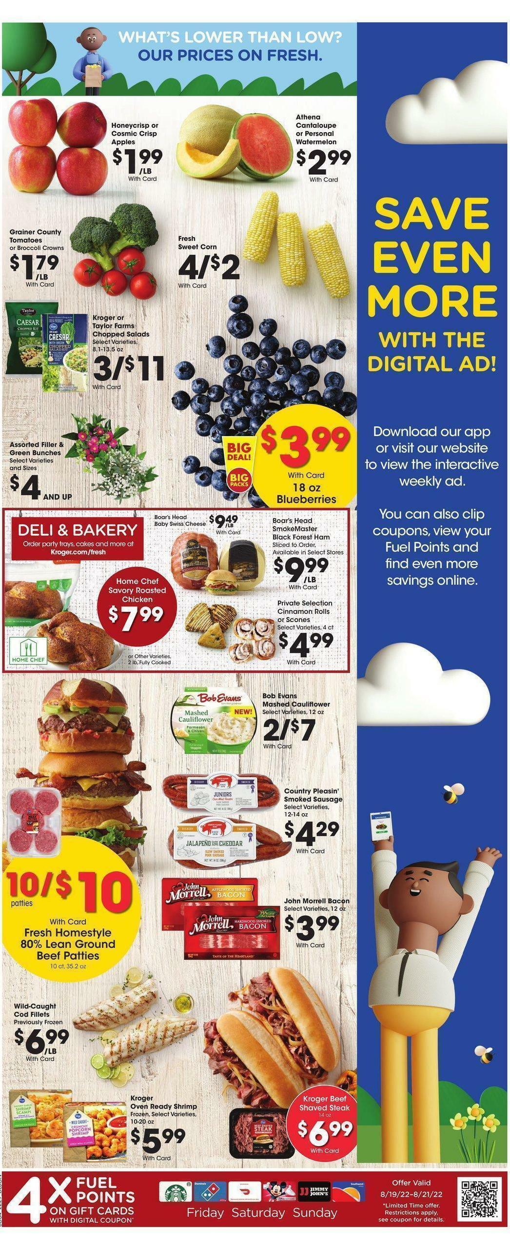 Kroger Weekly Ad from August 17