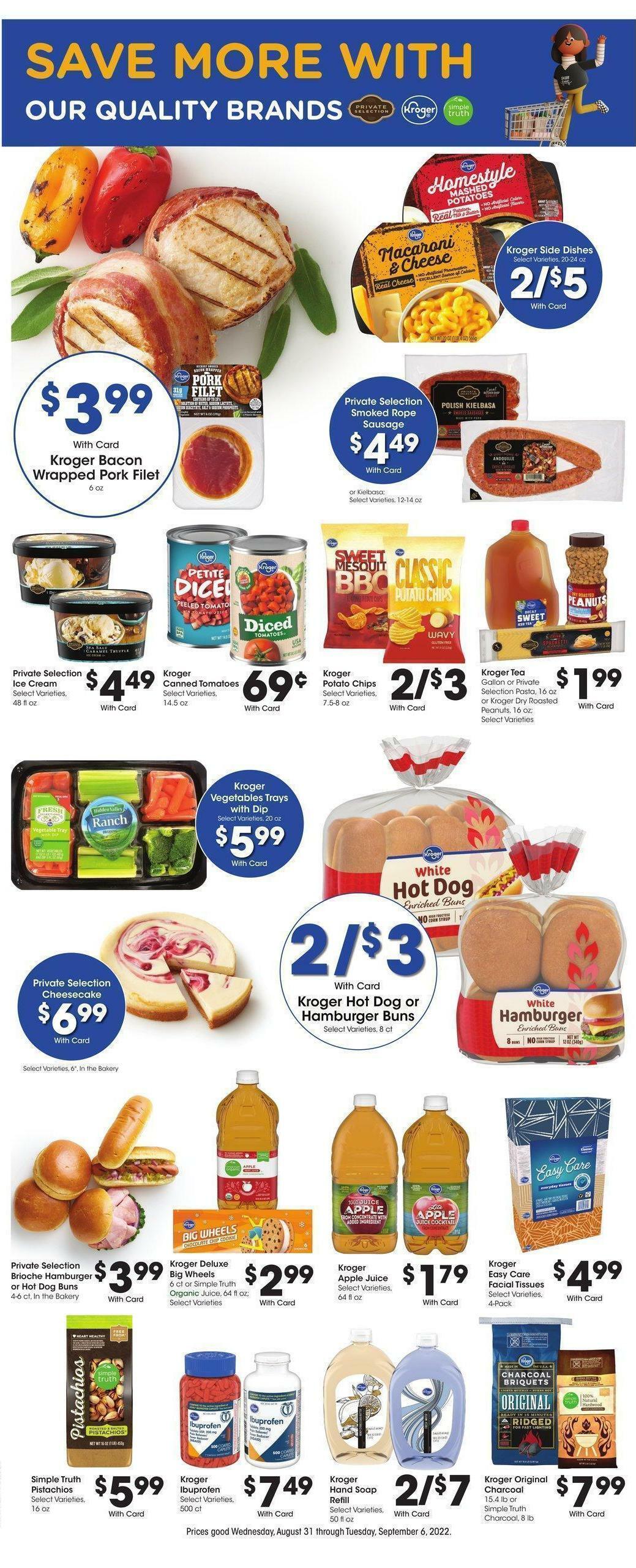 Kroger Weekly Ad from August 31