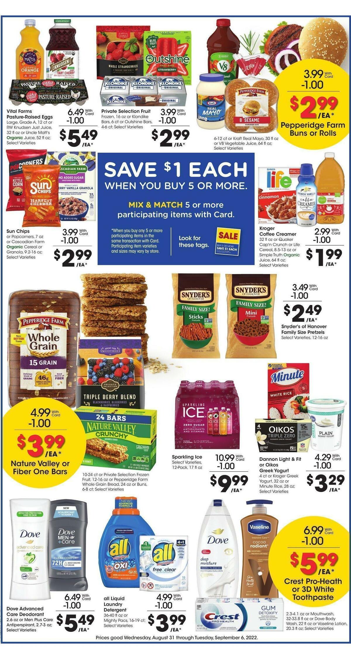 Kroger Weekly Ad from August 31