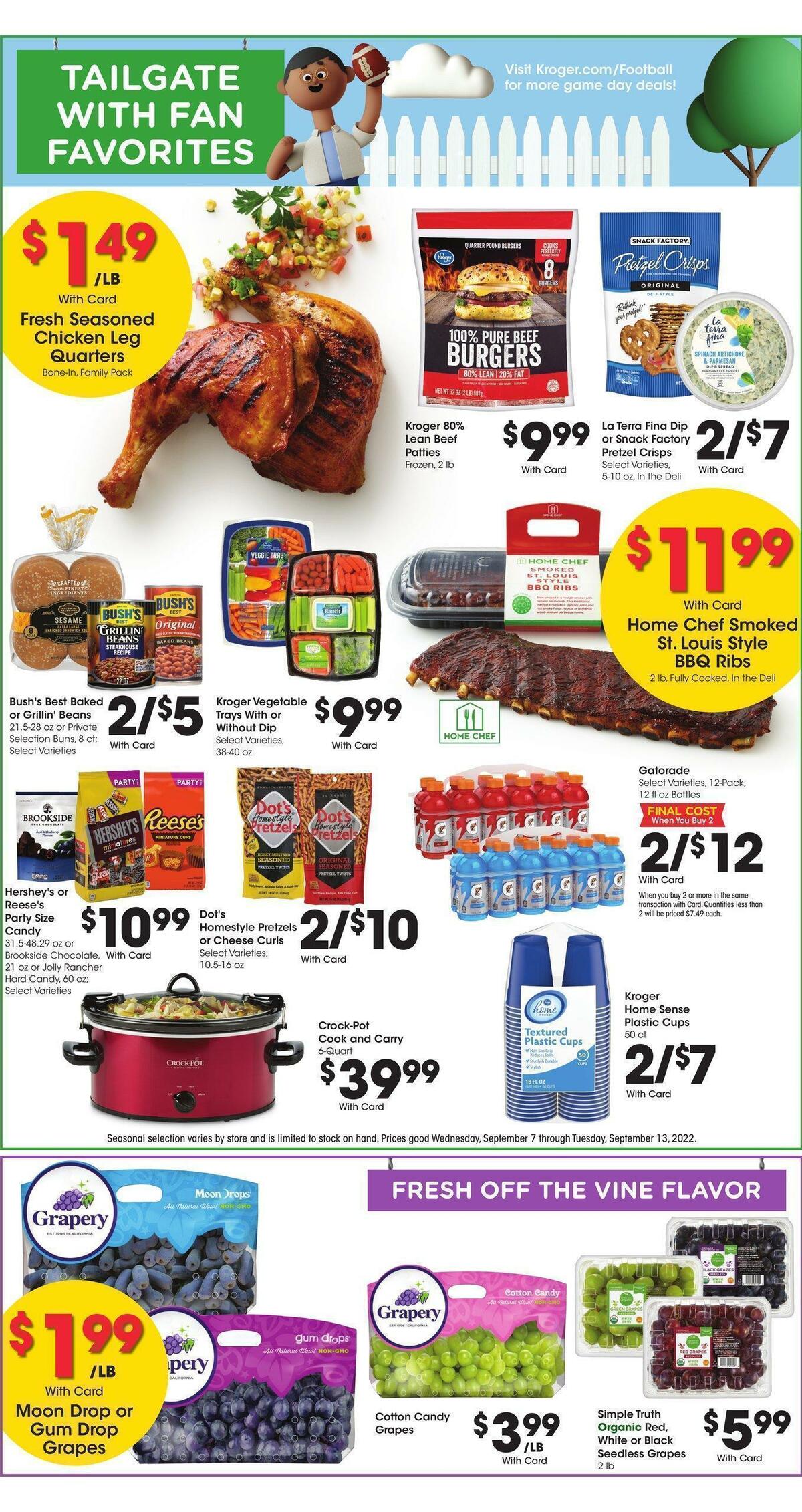 Kroger Weekly Ad from September 7
