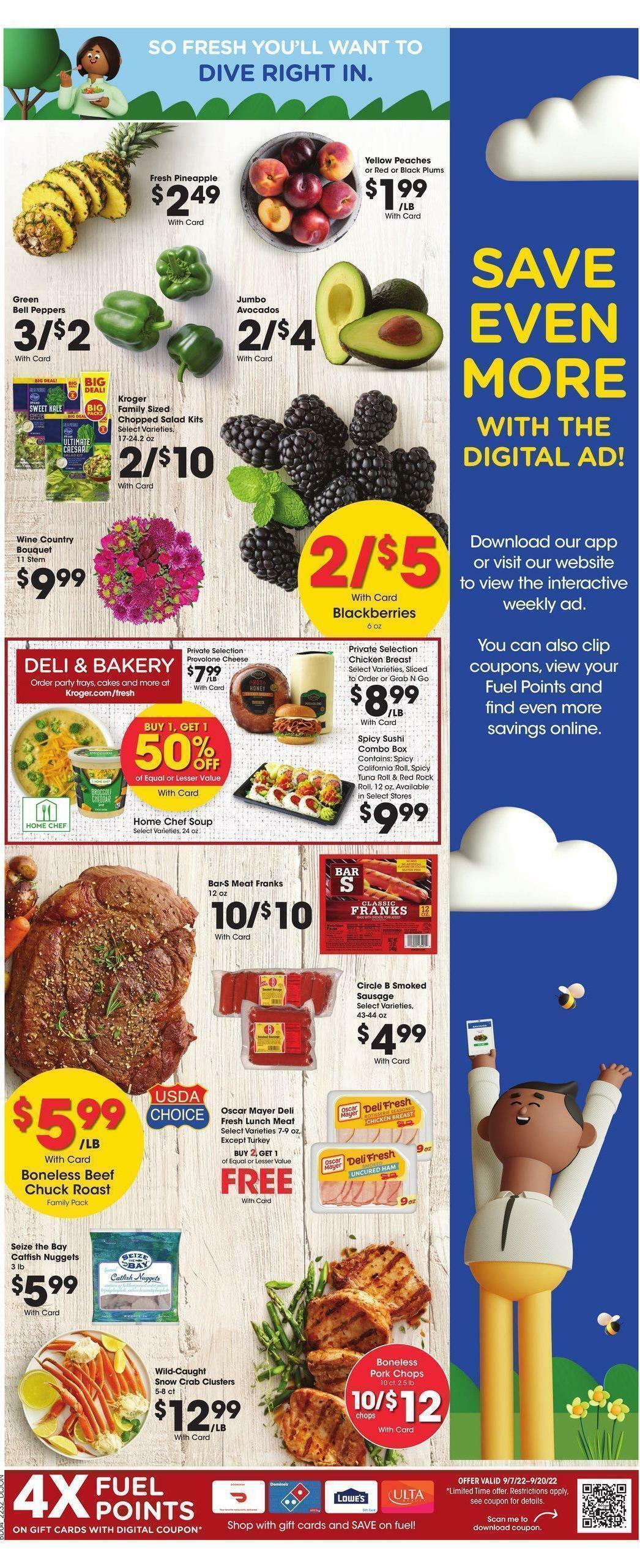 Kroger Weekly Ad from September 7