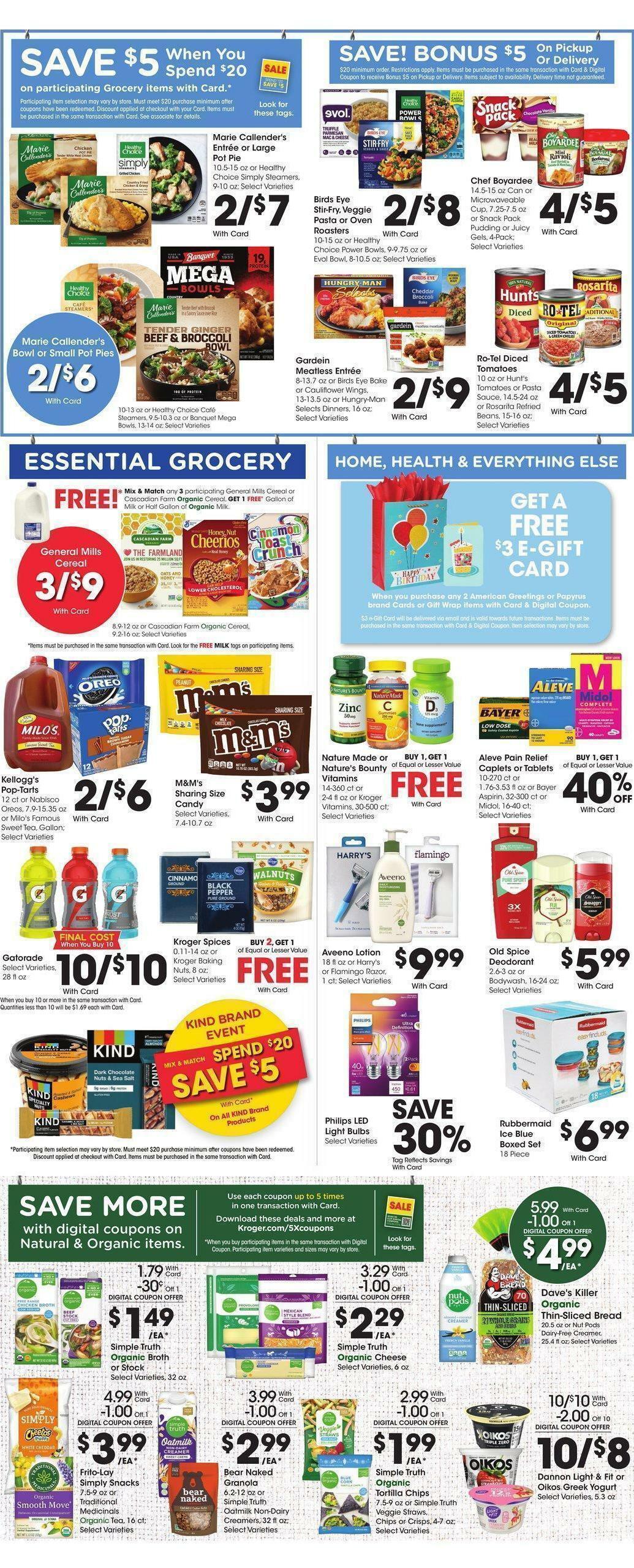 Kroger Weekly Ad from September 7