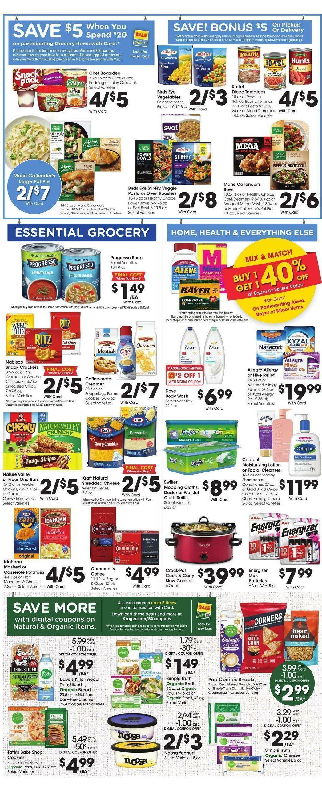 Kroger Weekly Ad from September 14